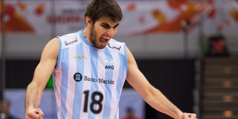 Ecco l’argentino Ezequiel Palacios, con la Nazionale argentina ha giocato l’ultima VNL e le Olimpiadi di Rio nel 2016